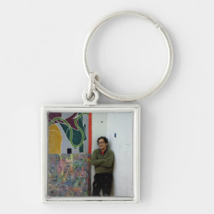 Llavero Frank Stella al lado de uno el suyo trabaja