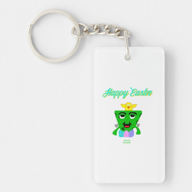 Llavero FrankenCheese Easter Rectangle Keychain (Frente)