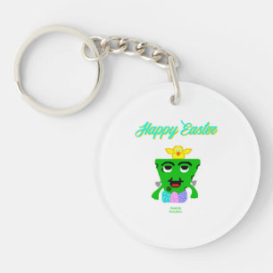 Llavero FrankenCheese Easter Round Keychain