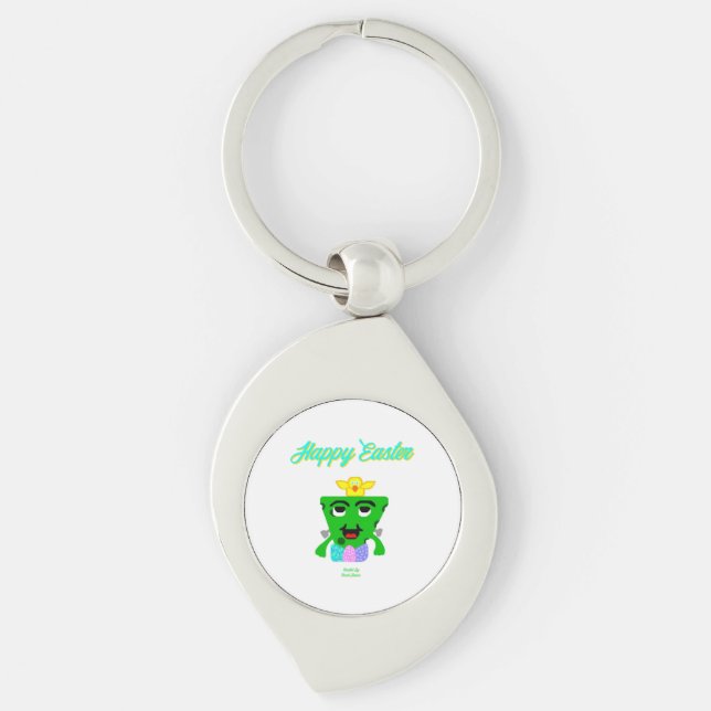 Llavero FrankenCheese Easter Swirl Keychain (Anverso)