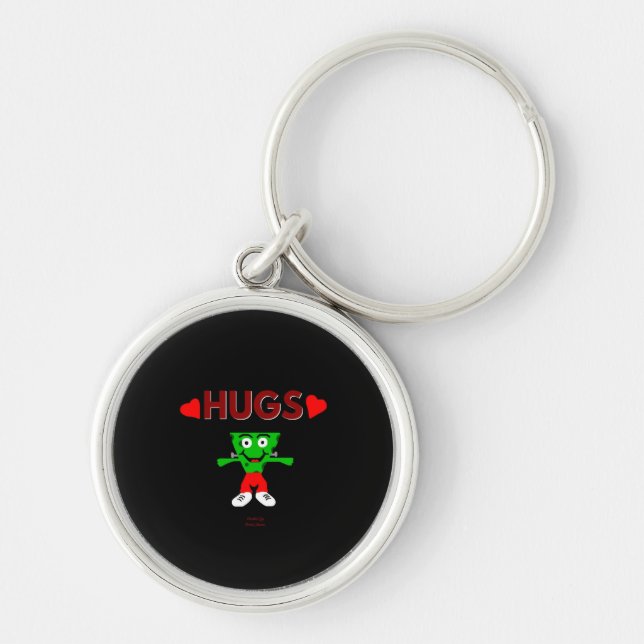 Llavero FrankenCheese Hugs Premium Round Keychain (Frente)