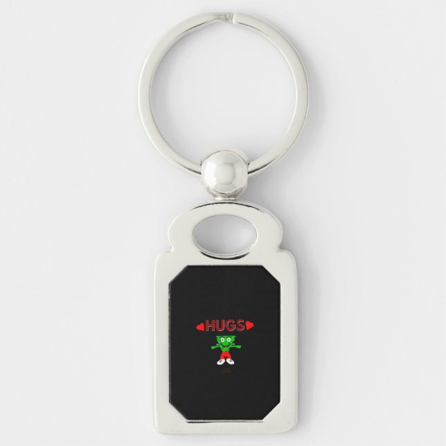 Llavero FrankenCheese Hugs Rectangle Keychain (Anverso)