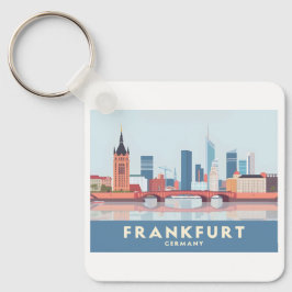 Llavero Frankfurt Alemania Pastel Travel