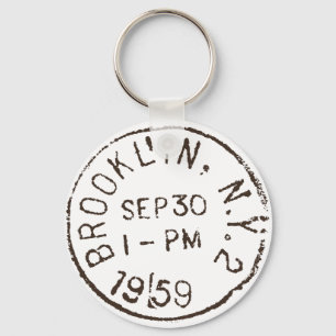 Llavero franqueo de moda de New York City del nyc de