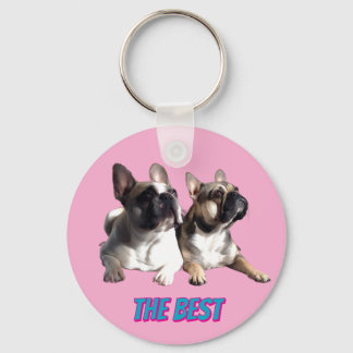 Llavero Französische Bulldoggen Beste Freunde