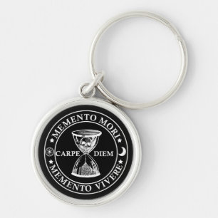 Llavero Frase Latina - Memento Mori Memento Vivere