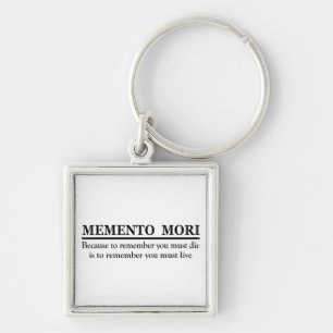 Llavero Frase latina - Recuerda que morirás