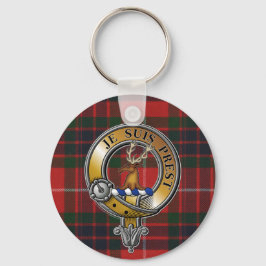 Llavero Fraser Lovat Tartan & Badge