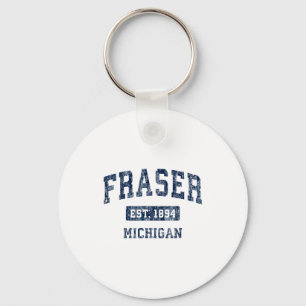 Llavero Fraser Michigan Mi Deportes Antiguos Establecidos