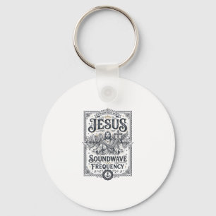 Llavero Frecuencia de onda de sonido de Jesús Frecuencia d