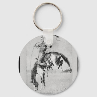 Llavero Frederic Remington Bucking Horse Key Chain