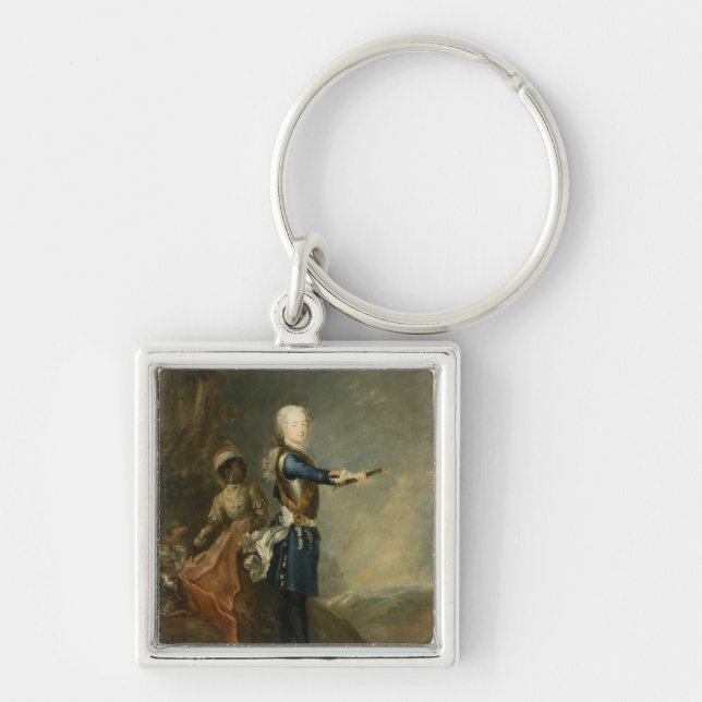Llavero Frederick II como Príncipe heredero, c.1735 (Frente)