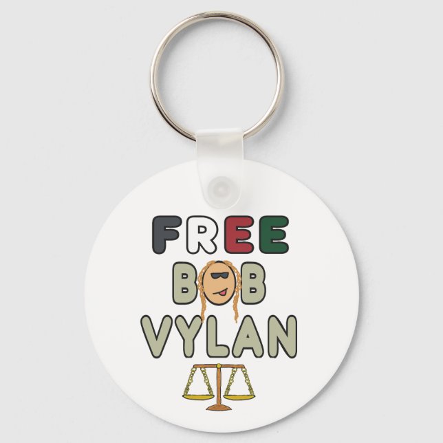 Llavero Free Bob Vylan (Anverso)