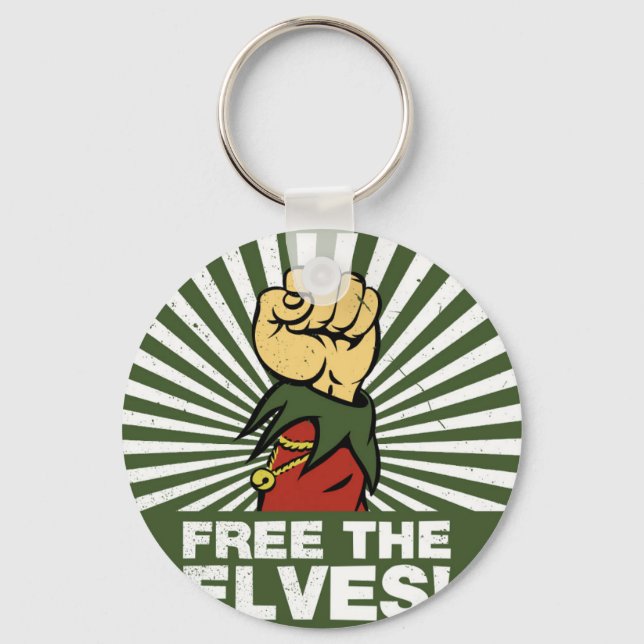 Llavero Free the elves! (Anverso)
