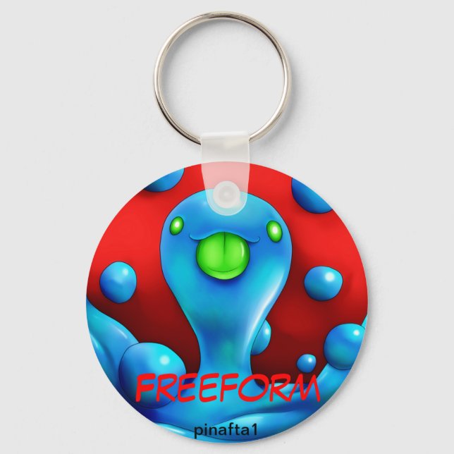 Llavero Freeform Happy Keychain (Anverso)