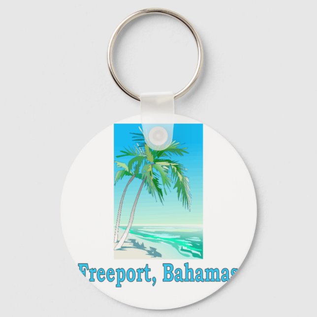 Llavero Freeport, Bahamas (Anverso)