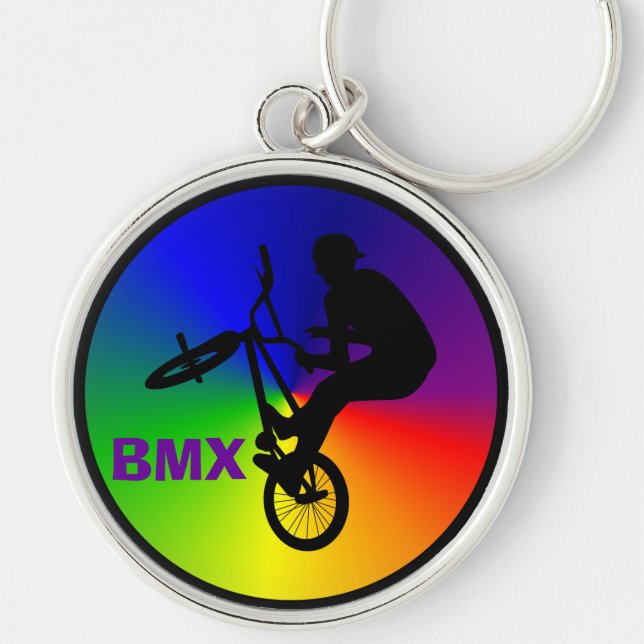 Llavero Freestyle BMX Flatland Biker (Frente)