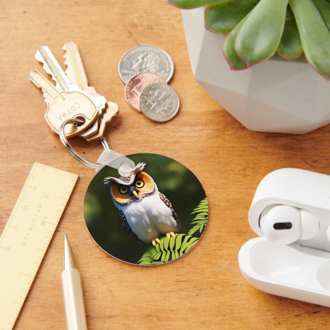 Llavero Freida El Lechuza De Grito, Anillo De Claves (Escritorio )