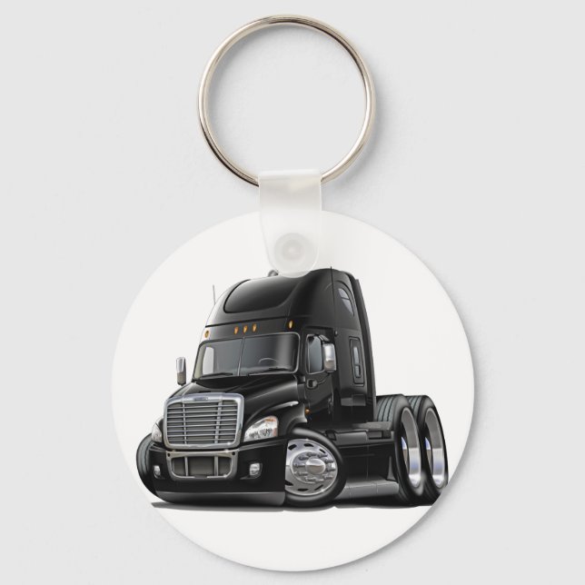 Llavero Freightliner Cascadia Black Truck (Anverso)