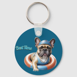 Llavero French Bulldog Best Time französische Bulldogge T