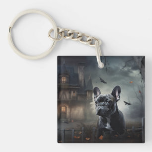 Llavero French Bulldog Halloween de Terror