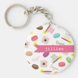 Llavero French Food Personalized Keychain