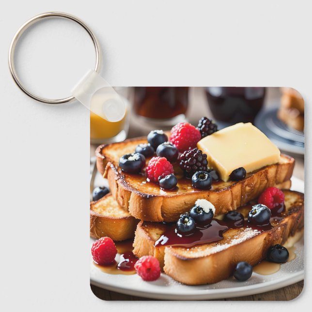 Llavero French Toast With Berries (Anverso)