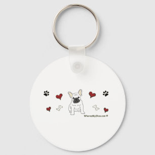 Llavero FrenchBulldogWht
