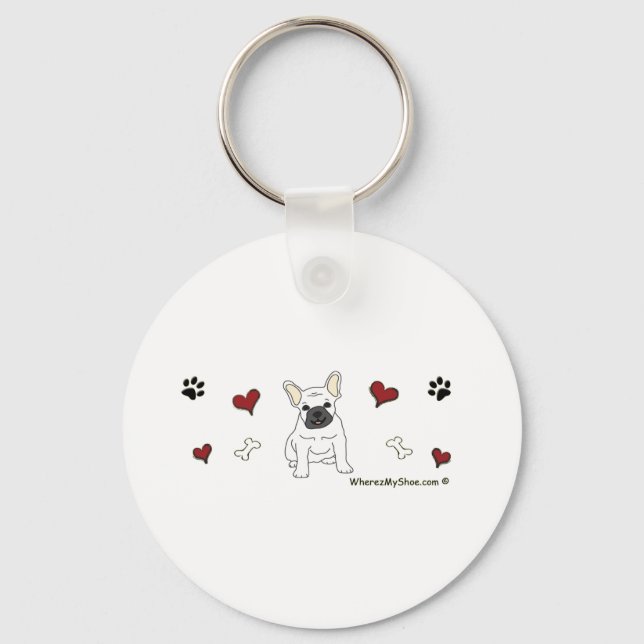 Llavero FrenchBulldogWht (Anverso)