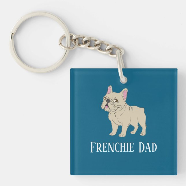 Llavero Frenchie Dad (Frente)