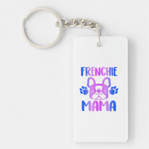 Llavero Frenchie Mama Bulldog Por La Madre Del Perro Fur M