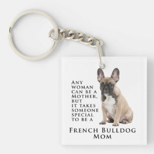 Llavero Frenchie Mom Keychain