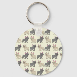 Llavero Frenchies, beige