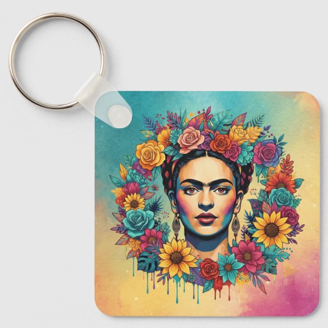 Llavero Frida Kahlo (Anverso)
