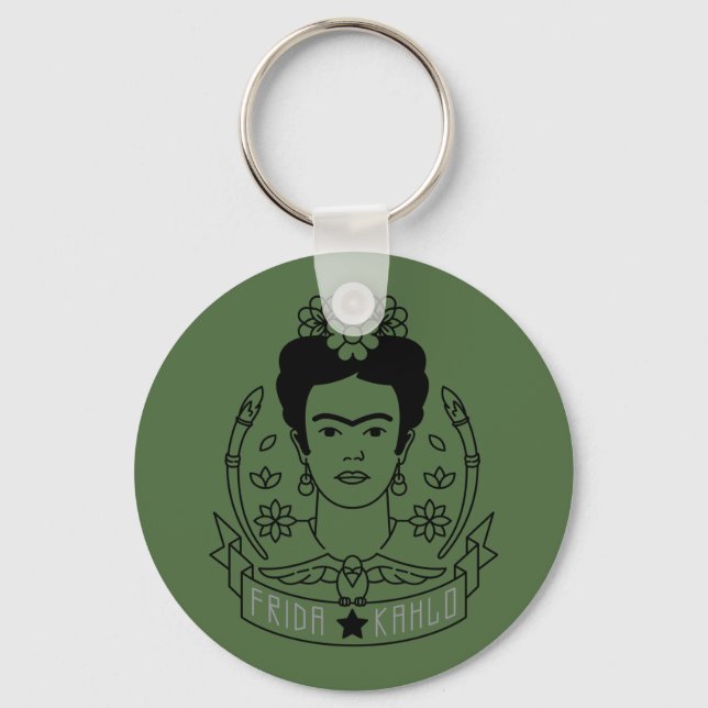 Llavero Frida Kahlo | Heroína (Anverso)