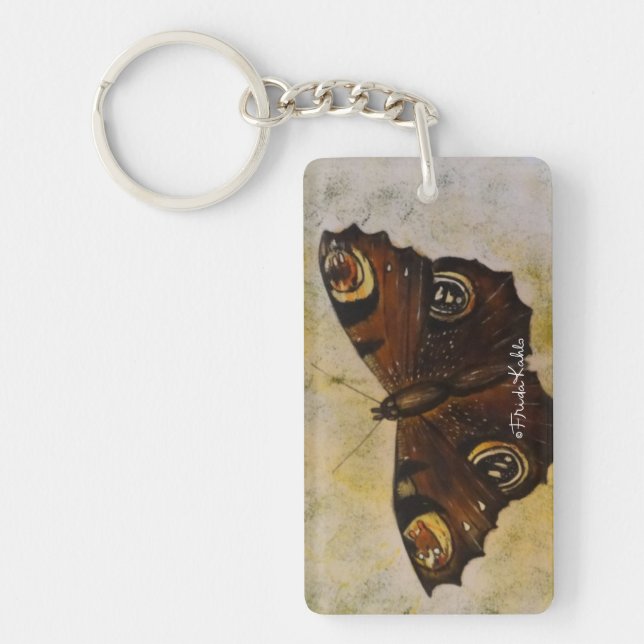 Llavero Frida Kahlo Mariposa pintada (Frente)