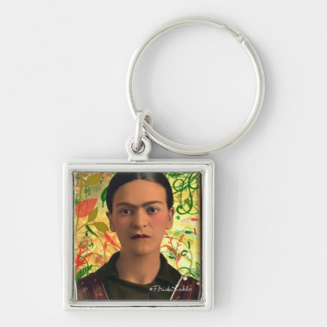 Llavero Frida Kahlo Reflejando (Frente)