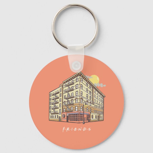 Llavero FRIENDS™ | Edificio del apartamento de Monica (Anverso)