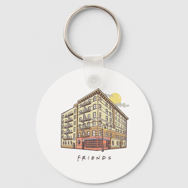 Llavero FRIENDS™ | Edificio del apartamento de Monica (Anverso)