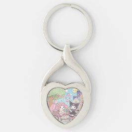 Llavero friendship keychains my melody and kuromi cute