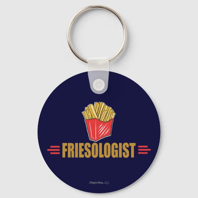 Llavero Fries Francesas divertidas (Anverso)