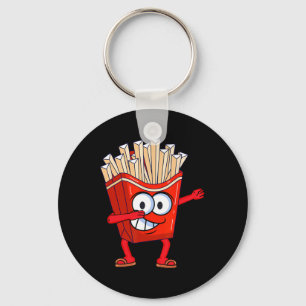 Llavero Fries franceses graciosos de baile
