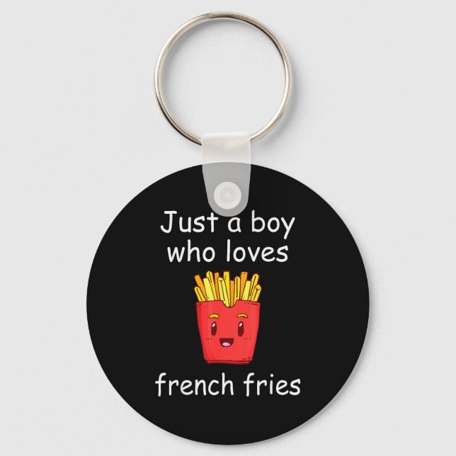 Llavero Fries Shirt Funny French Fries Lover Cool French F (Anverso)