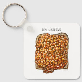 Llavero Frijoles en Tostada