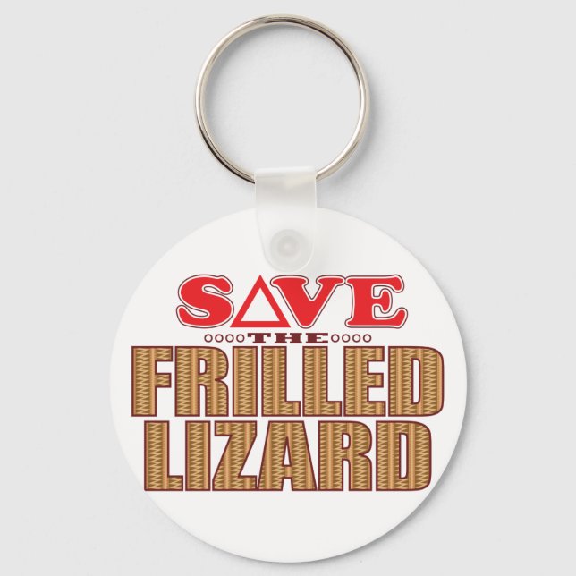 Llavero Frilled Lizard Save (Anverso)