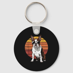 Llavero Frio orgulloso boston terrier hombres mujeres perr