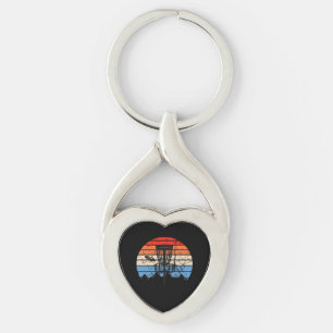 Llavero Frisbee Golf Disk Retro