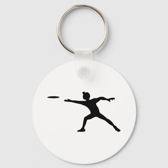 Llavero Frisbee Silhouette (Anverso)
