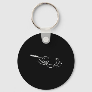 Llavero Frisbee Stickman Disc Golf Divertido Ultimate Fris