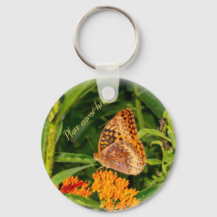 Llavero Fritillery Butterfly de gran alcance
